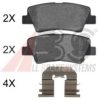 A.B.S. 37914 OE Brake Pad Set, disc brake